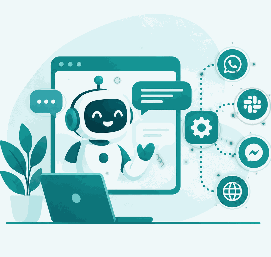 AI Chatbot Integration illustration