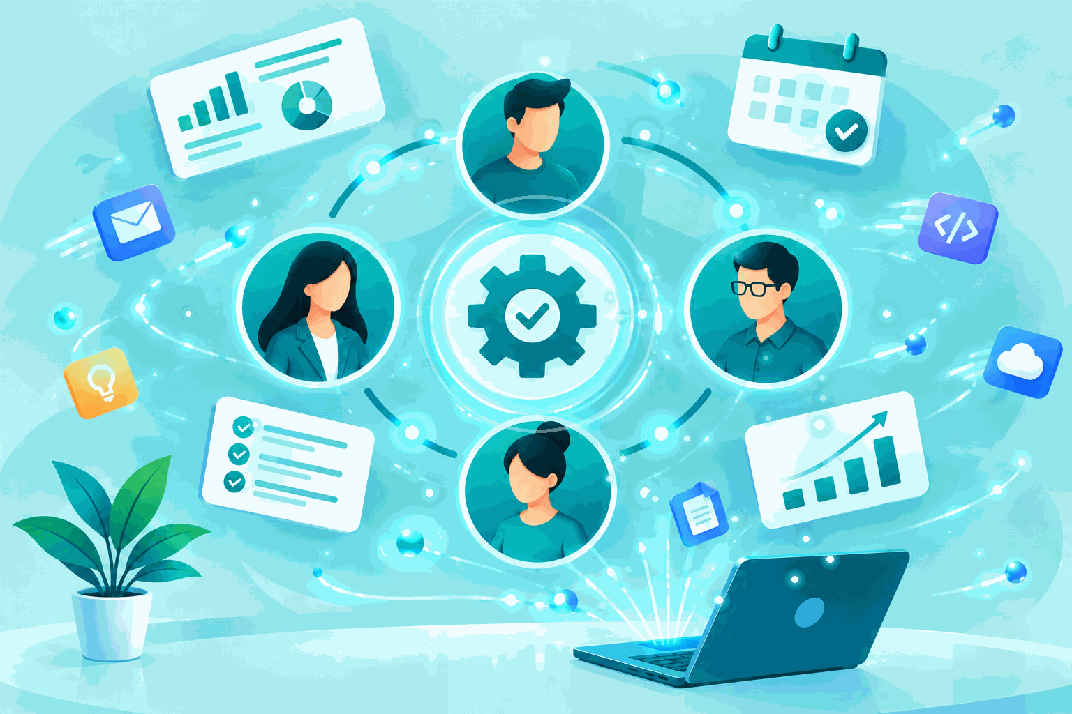 Team Management illustration